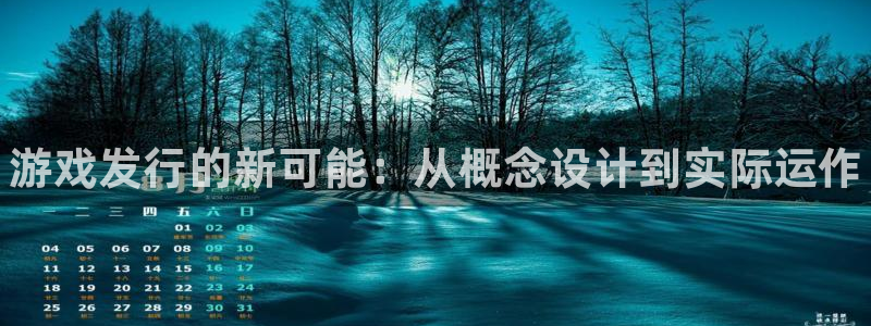 新城平台注册网址是多少：游戏发行的新可能：从概念设计到实际运作